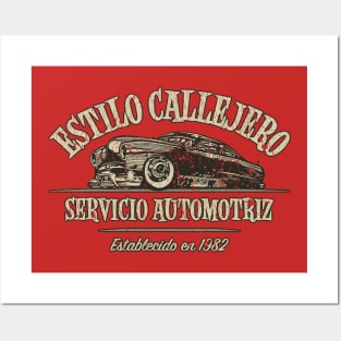 Estilo Callejero Servicio Automotriz 1982 Posters and Art